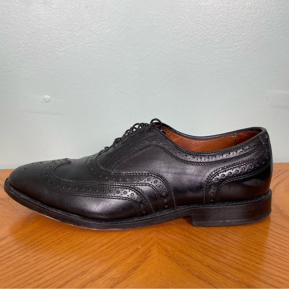 Allen Edmonds Mcallister Wingtip Oxford Dress Shoeโ Black Leather Sz 9 D